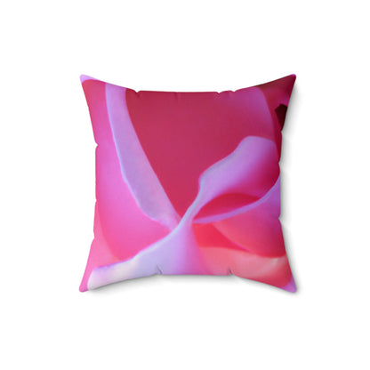 "Blissful Blooms: The Delicate Beauty of Nature" - The Alien Square Pillow