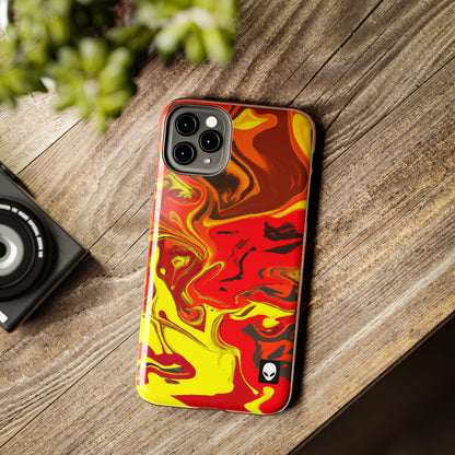 "Abstract Energy in Motion" - The Alien Tough Phone Cases