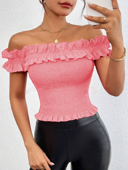 Top de cuello ajustado de verano