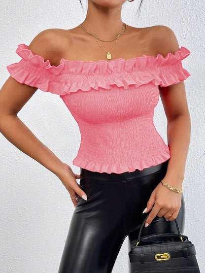 Top de cuello ajustado de verano