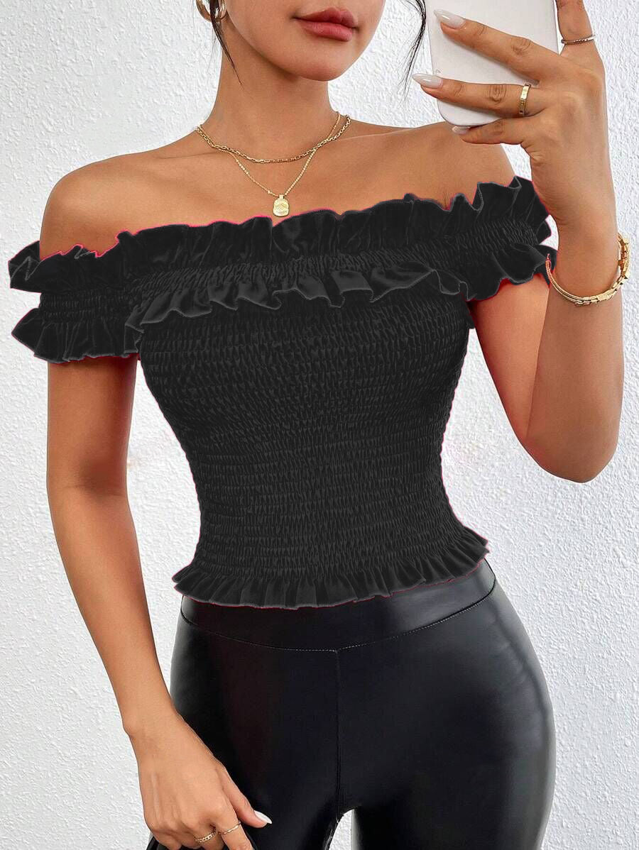 Top de cuello ajustado de verano