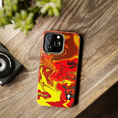 "Abstract Energy in Motion" - The Alien Tough Phone Cases