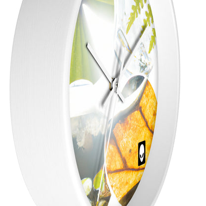 "Earth's Splendor: A Colorful Collage of Natural Wonders" - The Alien Wall Clock