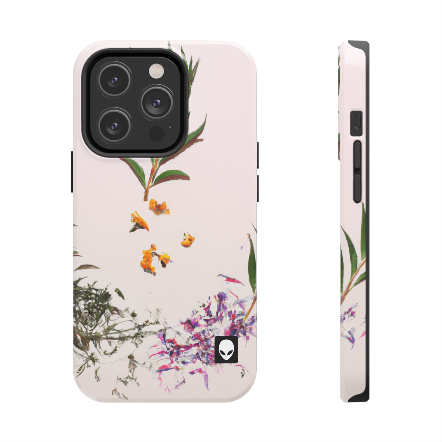 „Die Palette der Natur erkunden: Ein Experiment in der abstrakten Kunst“ – The Alien Tough Phone Cases