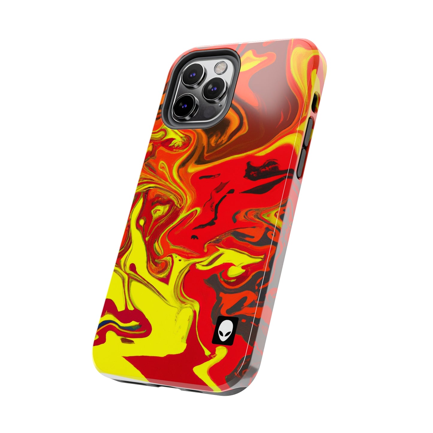 "Abstract Energy in Motion" - The Alien Tough Phone Cases