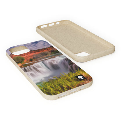 "Capturing Nature's Beauty: Crafting an Iconic Landscape in Vibrant Art" - The Alien Eco-friendly Cases