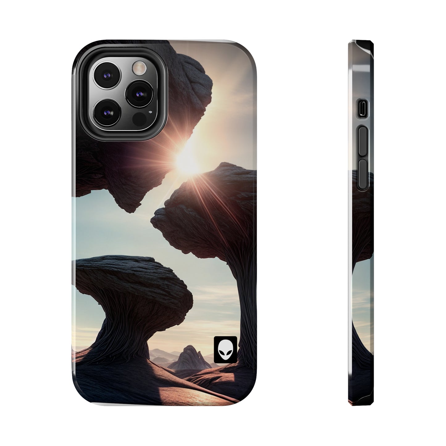 "Alien Landscape Odyssey" - The Alien Tough Phone Cases