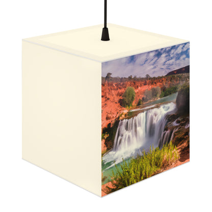 "Capturing Nature's Beauty: Crafting an Iconic Landscape in Vibrant Art" - The Alien Light Cube Lamp