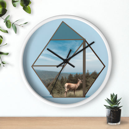 "Dreamscapes: An Everyday Art Collage" - The Alien Wall Clock