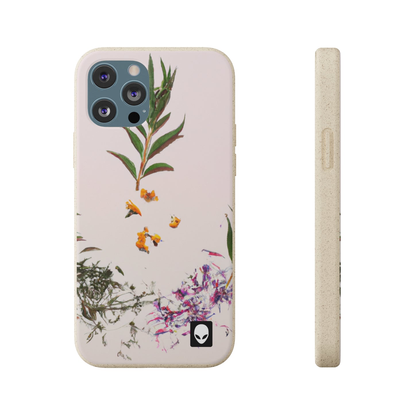 "Exploring Nature's Palette: An Experiment in Abstract Art" - The Alien Eco-friendly Cases