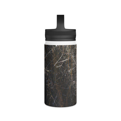 "A Glimpse of Nature's Glory" - The Alien Stainless Steel Water Bottle, Handle Lid