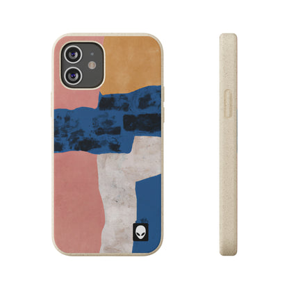 „Zusammenspiel von Licht und Schatten: Eine abstrakte Collage“ – The Alien Eco-Friendly Cases