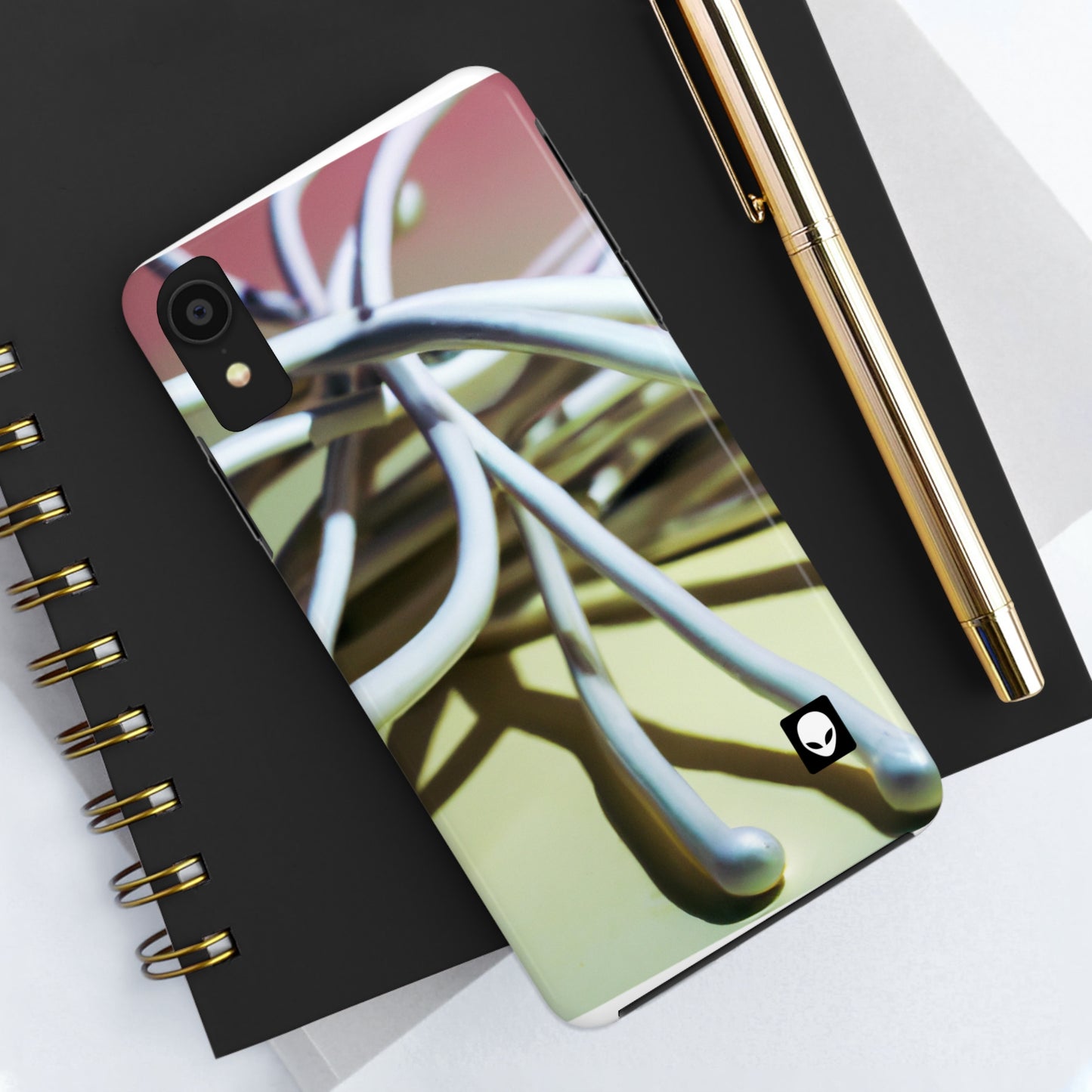 "Abstract Artistry: Constructing Emotion from Common Objects" - The Alien Tough Phone Cases