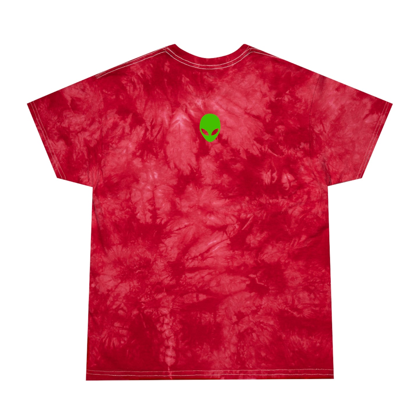 Signo del zodiaco Leo: camiseta con efecto tie-dye alienígena, cristal