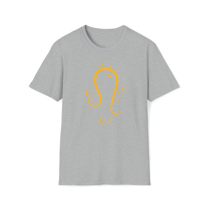 Leo Zodiac Sign  - The Alien Unisex Softstyle T-Shirt