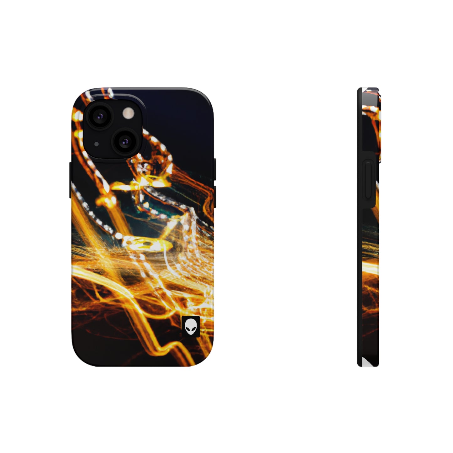 "Chaotic Disruption: An Abstract Exploration" - The Alien Tough Phone Cases