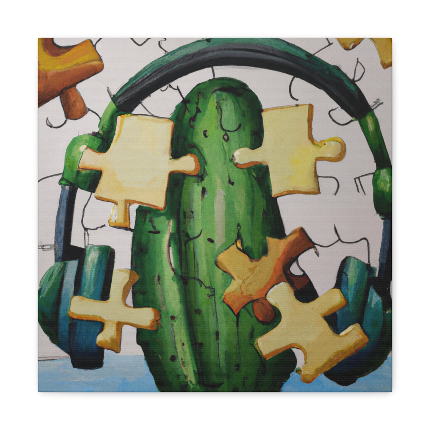 „Cactified Puzzle Time“ – The Alien Canva