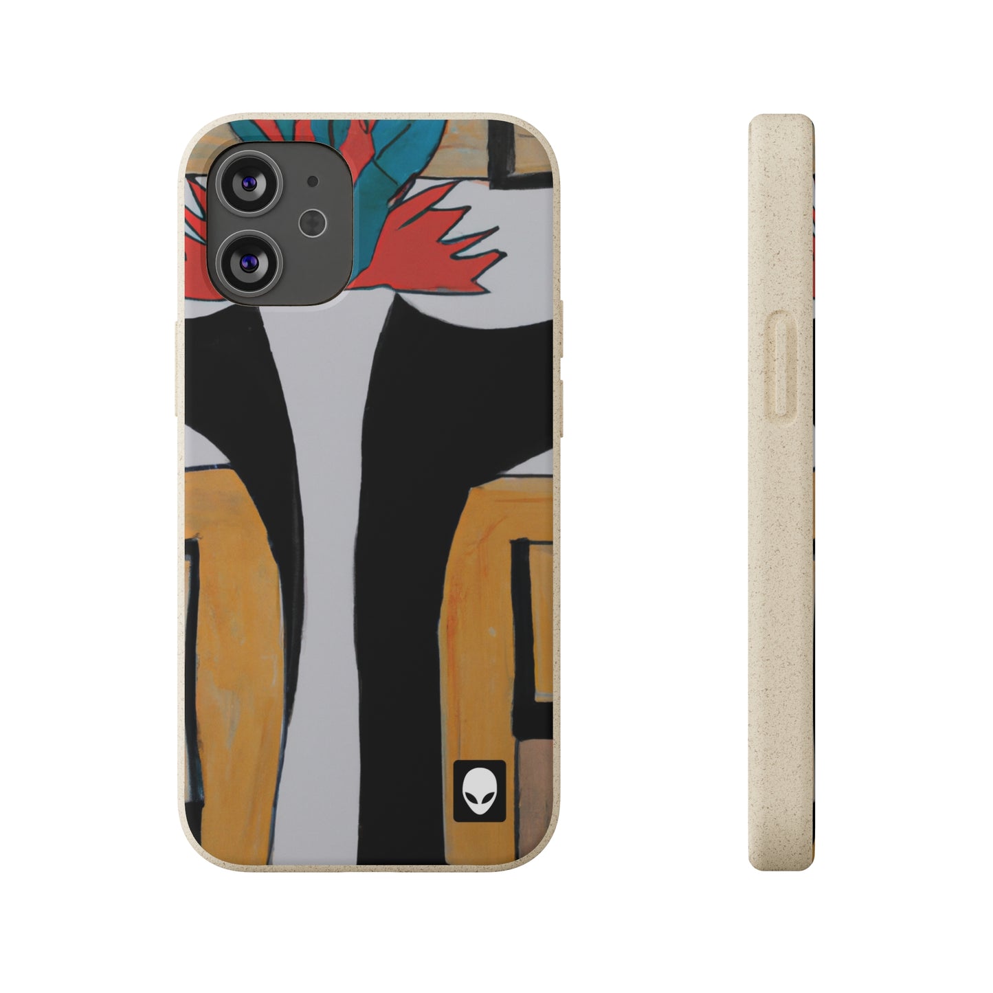 „Erforschung von Balance und Muster in der abstrakten Kunst“ – The Alien Eco-Friendly Cases