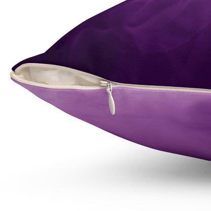 Pruple Smoke - The Alien Spun Polyester Square Pillow