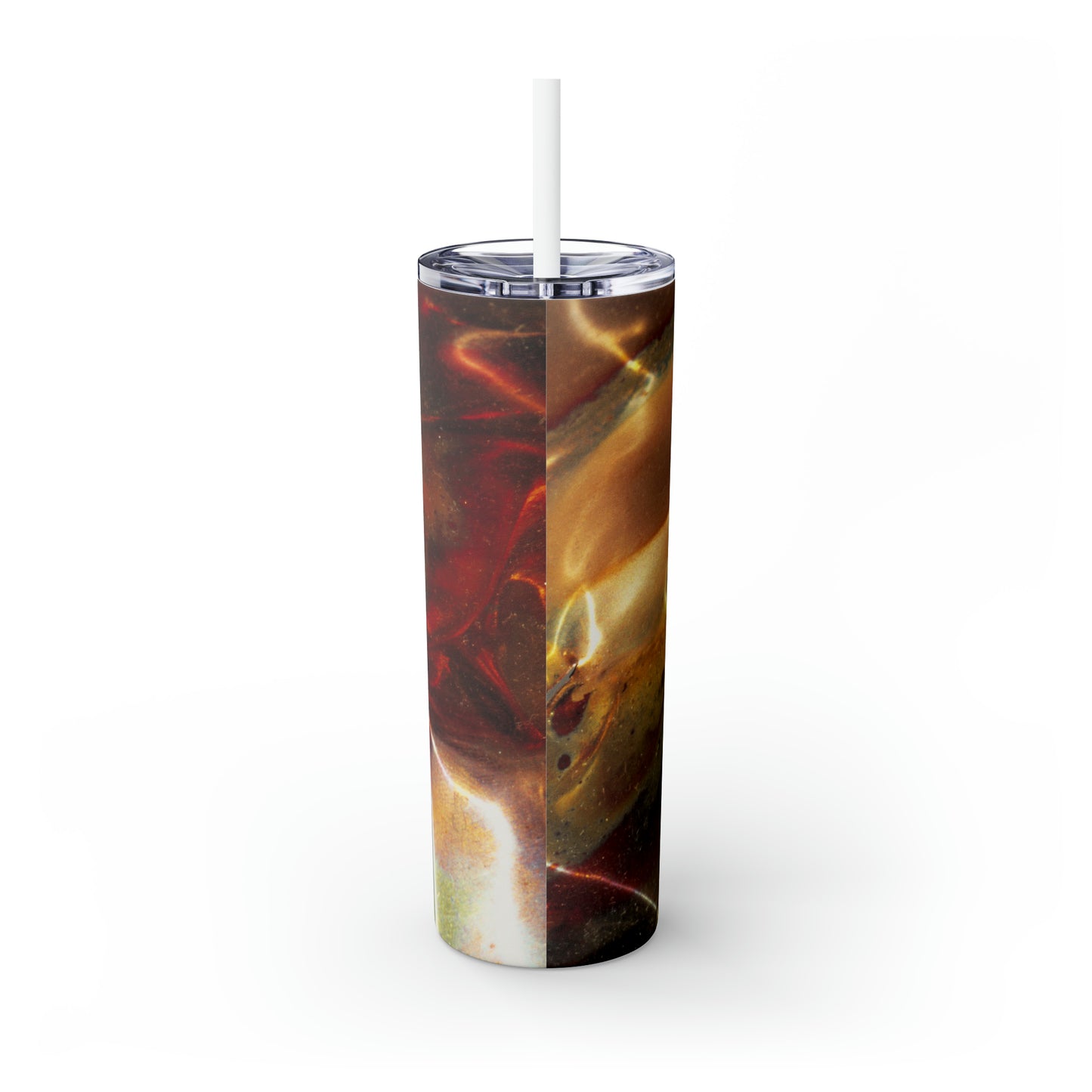 Titanium Tapestry - The Alien Maars® Skinny Tumbler with Straw 20oz