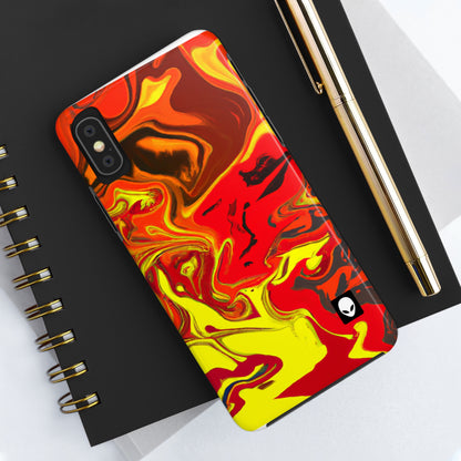 "Energía abstracta en movimiento" - The Alien Tough Phone Cases