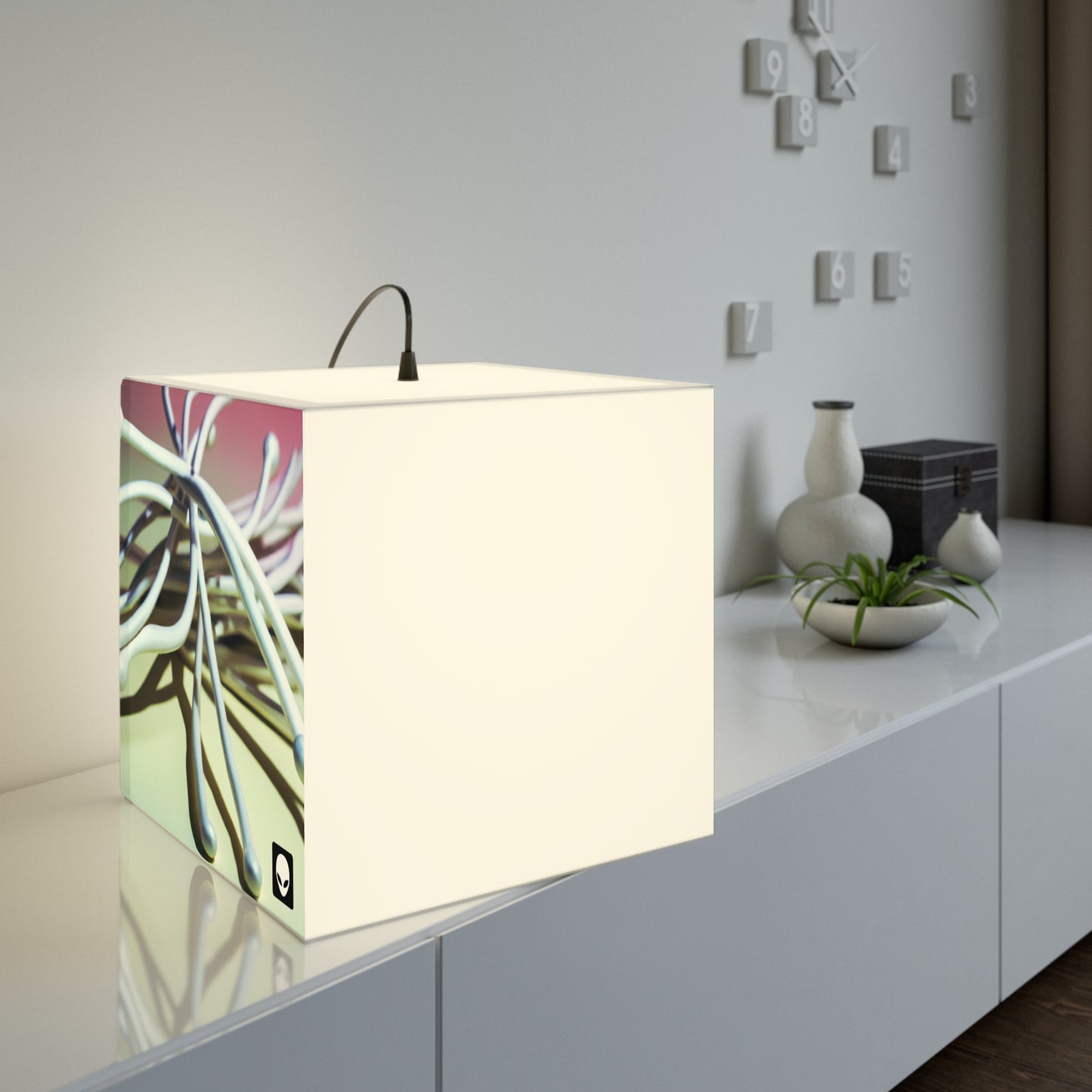 "Abstract Artistry: Constructing Emotion from Common Objects" - The Alien Light Cube Lamp