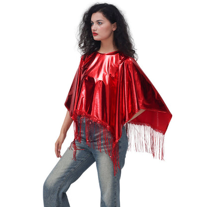 Tassel Cloak Loose Women Clothing Shawl Costume