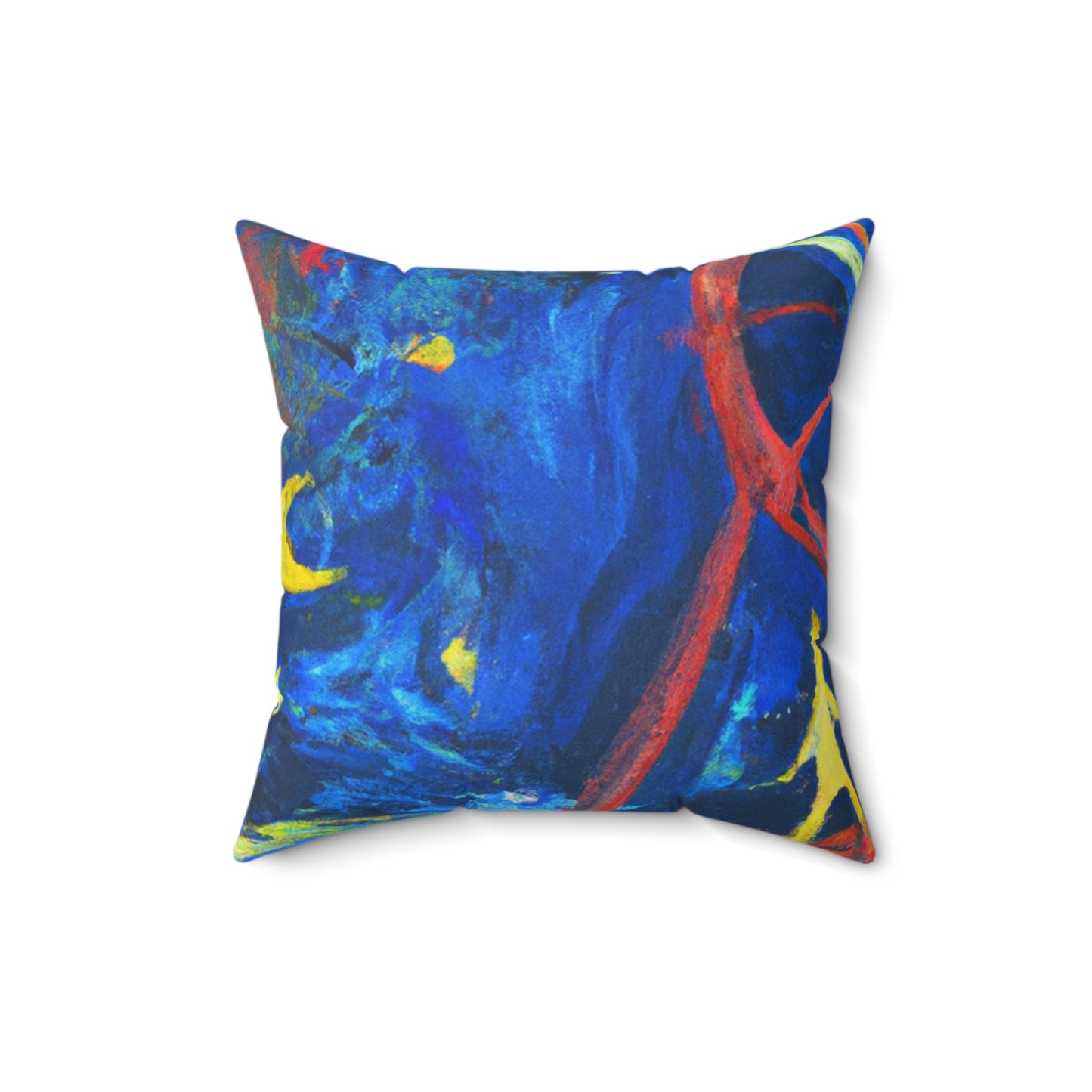 "A Passage Through the Ages" - The Alien Square Pillow