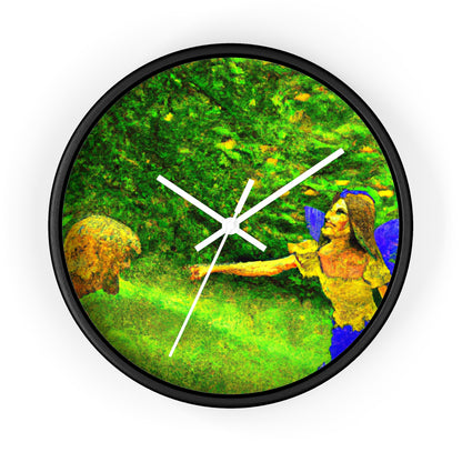 The Fairy and the Brave Adventurer - The Alien Wall Clock