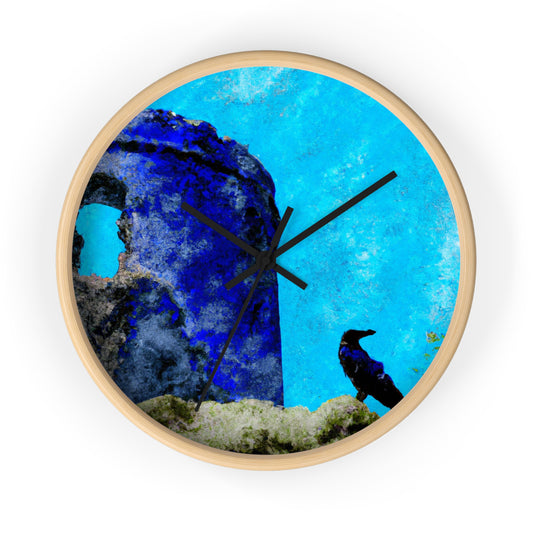 "Crow's Perch on a Waning Tower" - The Alien Wall Clock