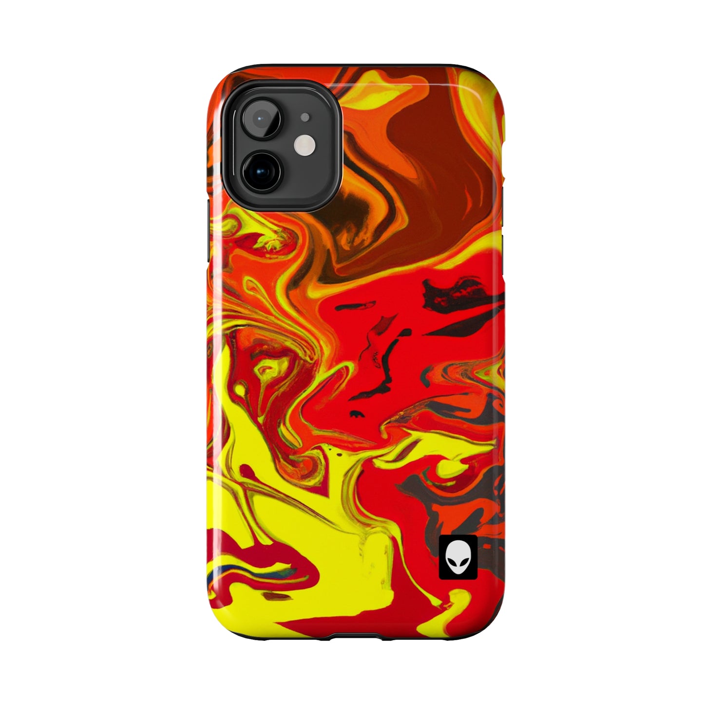 "Abstract Energy in Motion" - The Alien Tough Phone Cases