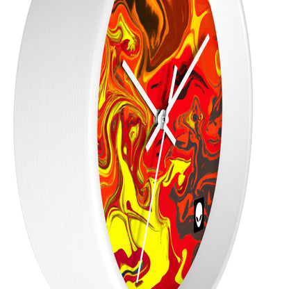 "Abstract Energy in Motion" - The Alien Wall Clock