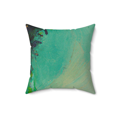 "A Lazy Summer's Day: An Abstract Ode" - The Alien Square Pillow