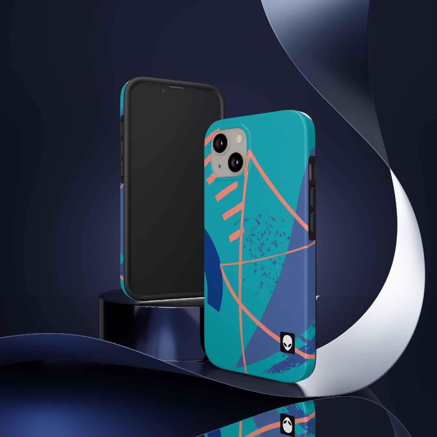 Geometrische Kunst: Eine Erforschung von Farbe und Form – The Alien Tough Phone Cases