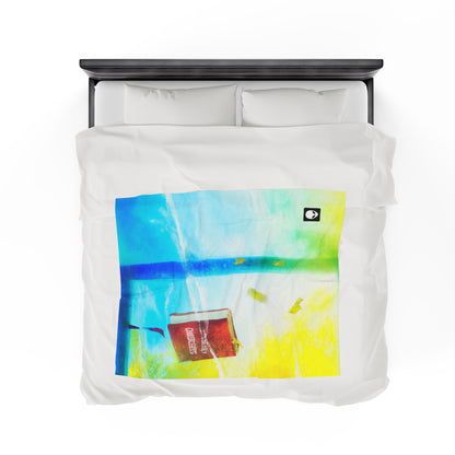 "Exploring My World through Art: Capturing the Memories of Places Visited" - The Alien Velveteen Plush Blanket