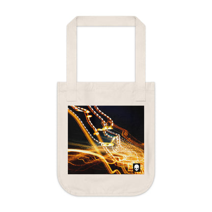 "Chaotic Disruption: An Abstract Exploration" - The Alien Eco-friendly Tote Bag