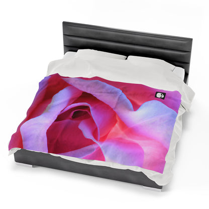 "Blissful Blooms: The Delicate Beauty of Nature" - The Alien Velveteen Plush Blanket