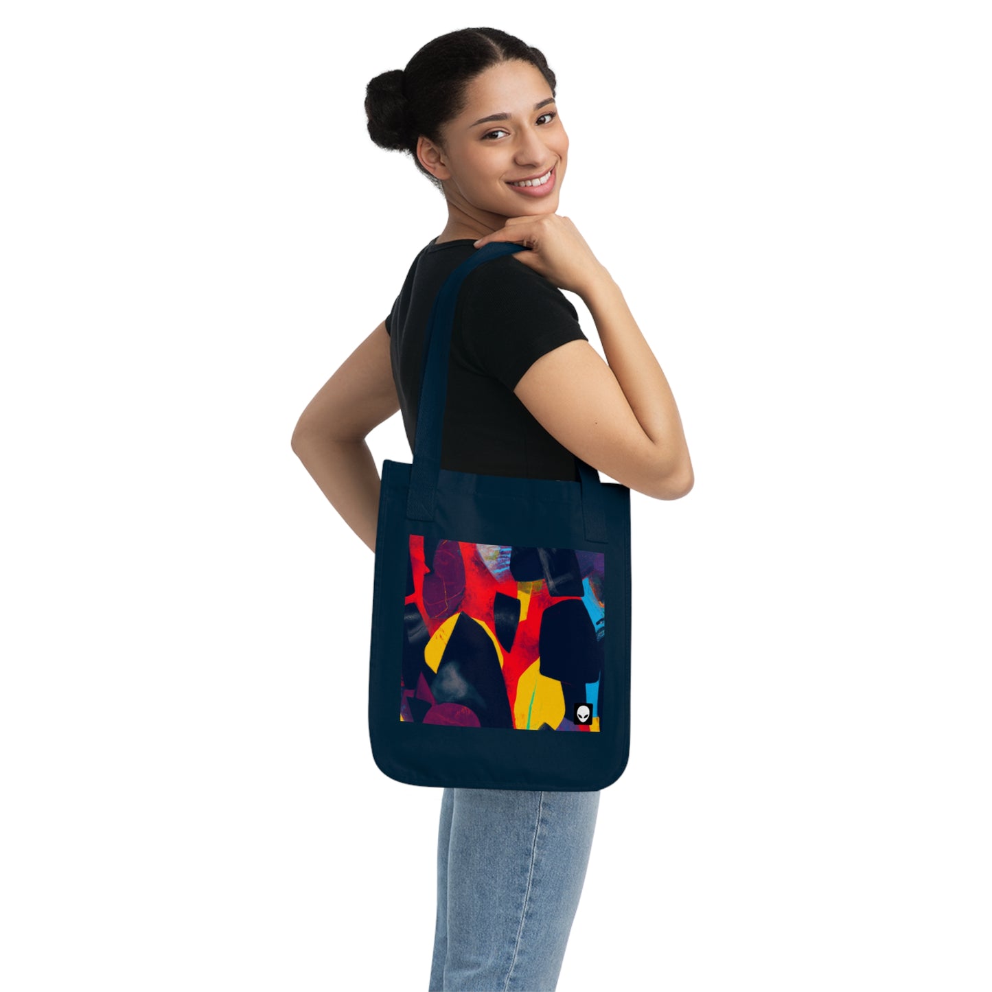 "A Mosaic of Emotion" - The Alien Eco-friendly Tote Bag