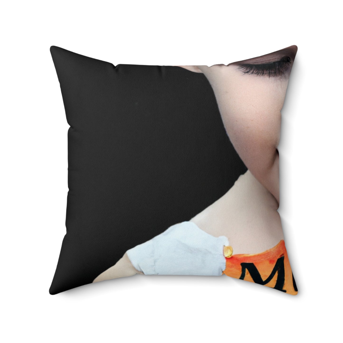 "Anxious Beginnings: A Child's Uncertain Futurescape". - The Alien Square Pillow