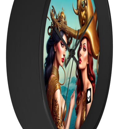 "Metaphorical Madness: An Exploration of Salvador Dali's Surreal Worlds" - The Alien Wall Clock