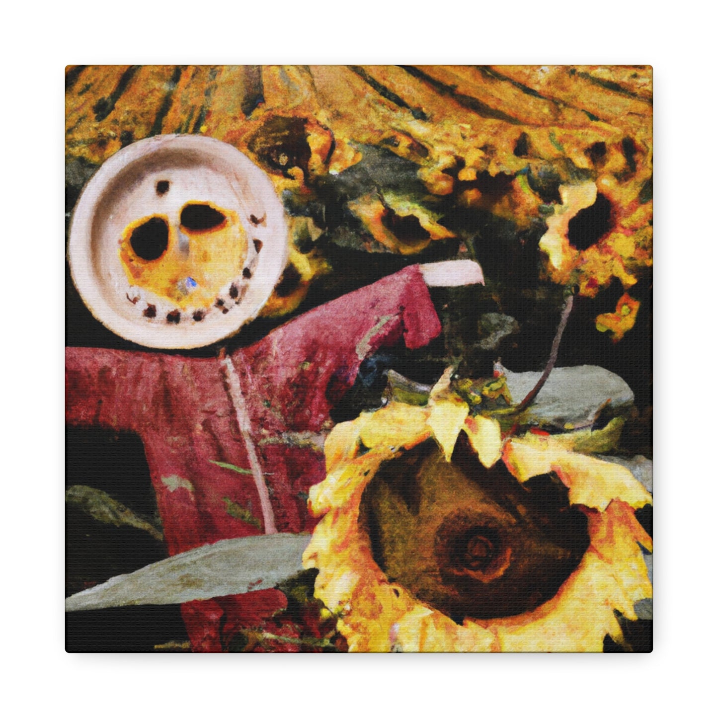 "Lone Sentry of the Sunflower Field" - The Alien Canva