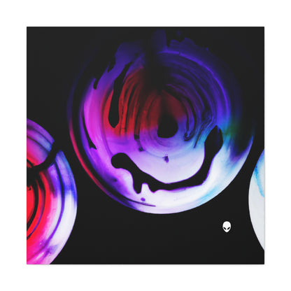 "Exploring Contrasts: A Colorful Dance of Luminance and Chromatic Aberration" - The Alien Canva