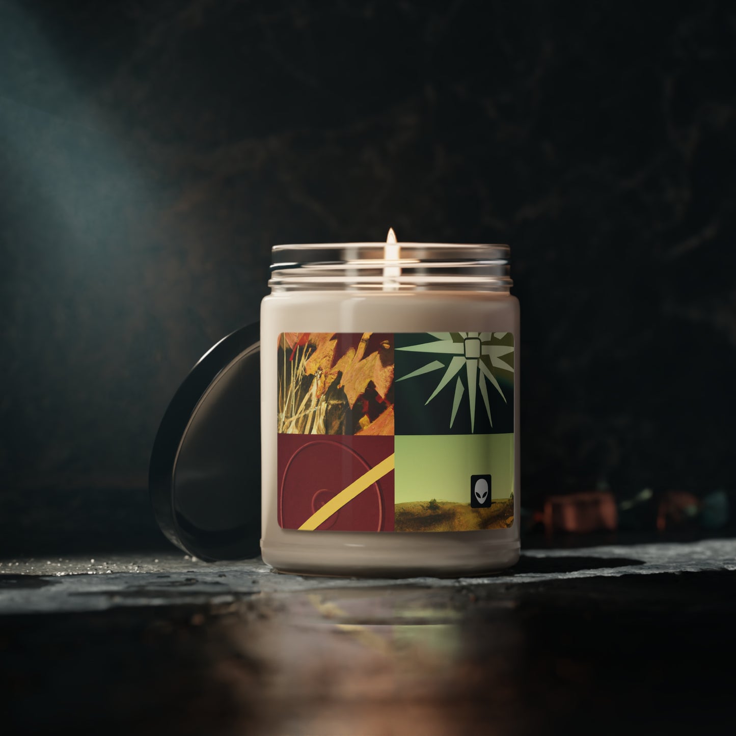 "A Reflection of My Journey: A Collage of Growth and Transformation" - The Alien Eco-friendly Soy Candle