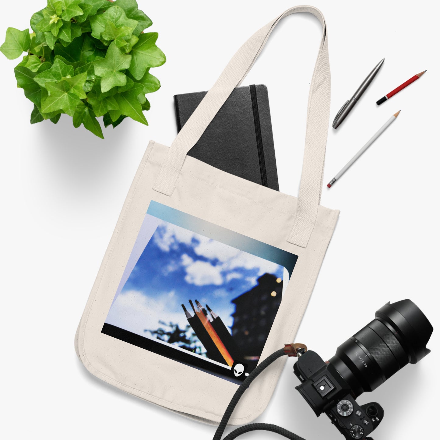 "Colors of Home: Exploring Place Through Art" - The Alien Eco-friendly Tote Bag