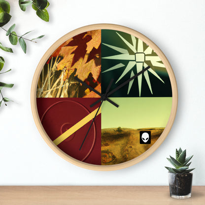 "A Reflection of My Journey: A Collage of Growth and Transformation" - The Alien Wall Clock