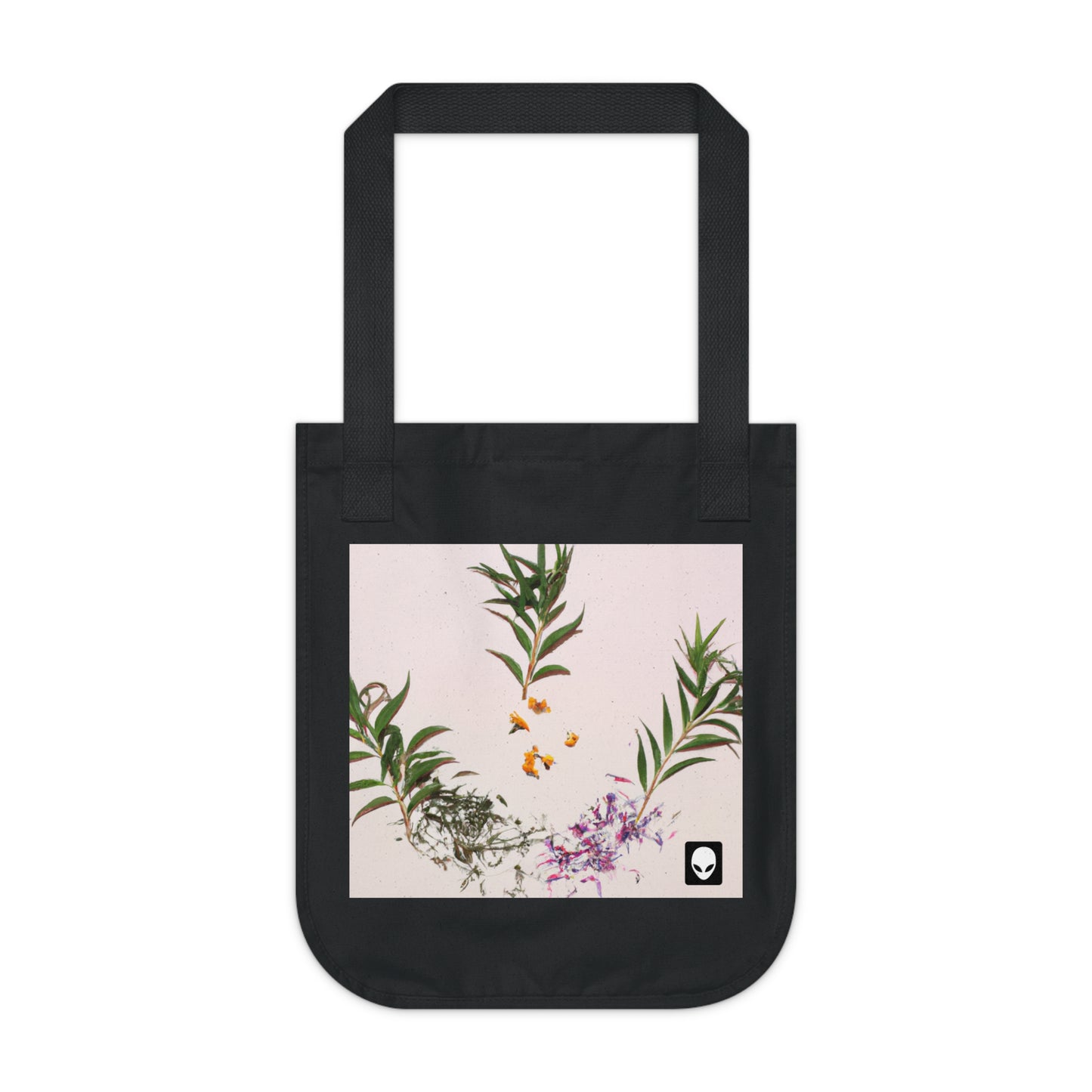 "Exploring Nature's Palette: An Experiment in Abstract Art" - The Alien Eco-friendly Tote Bag