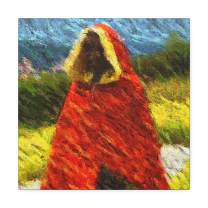 The Tattered Red Cloaked Stranger - The Alien Canva