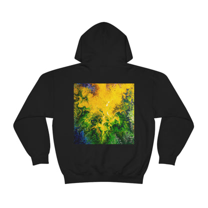 "Explorando texturas coloridas" - La sudadera con capucha unisex Alien