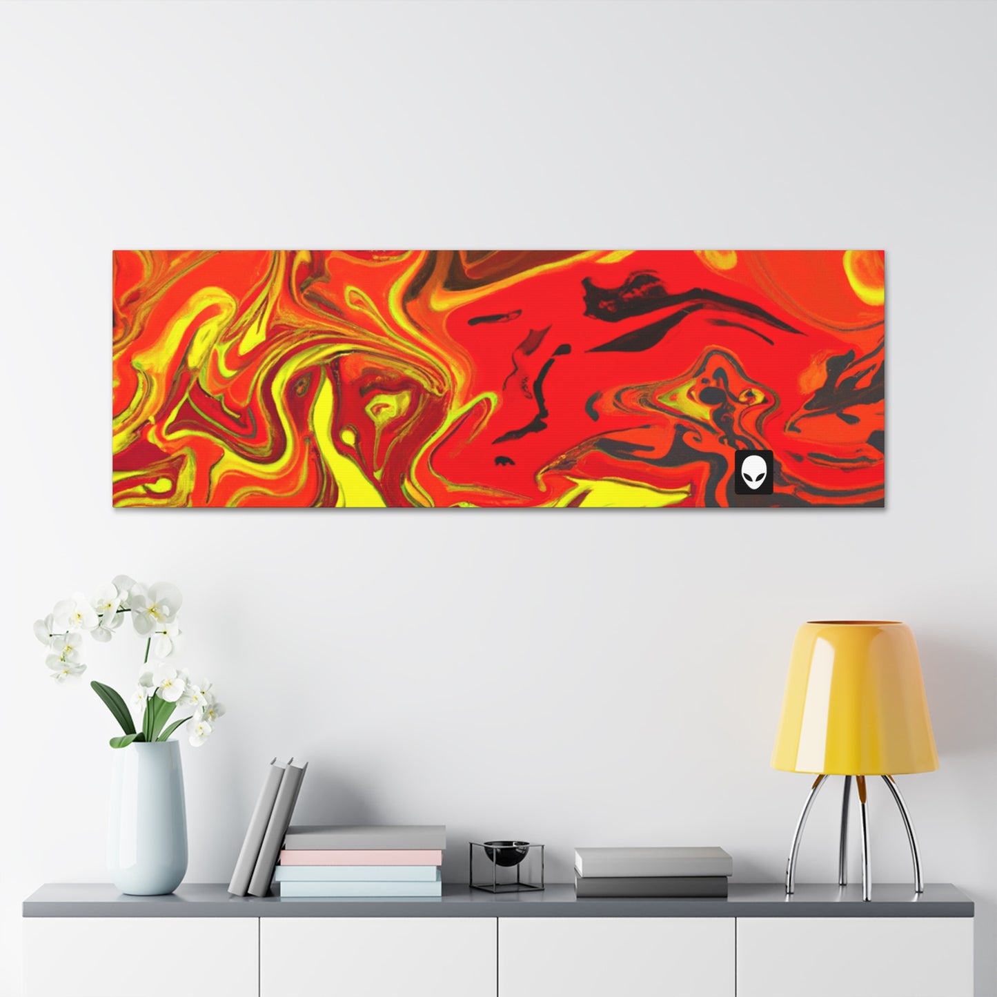 "Abstract Energy in Motion" - The Alien Canva