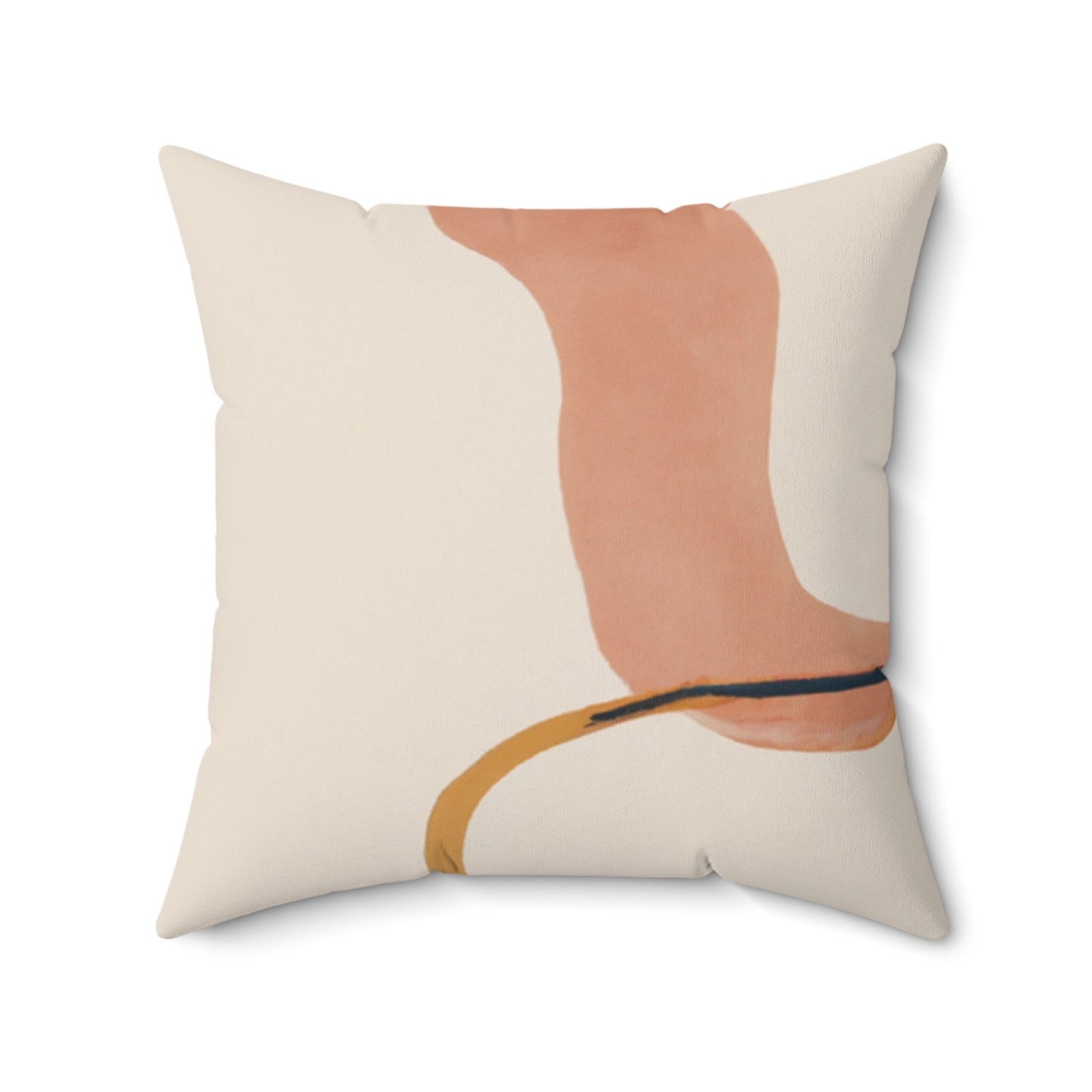 "Geometric Contrast: Exploring Color Through Geometry" - The Alien Square Pillow